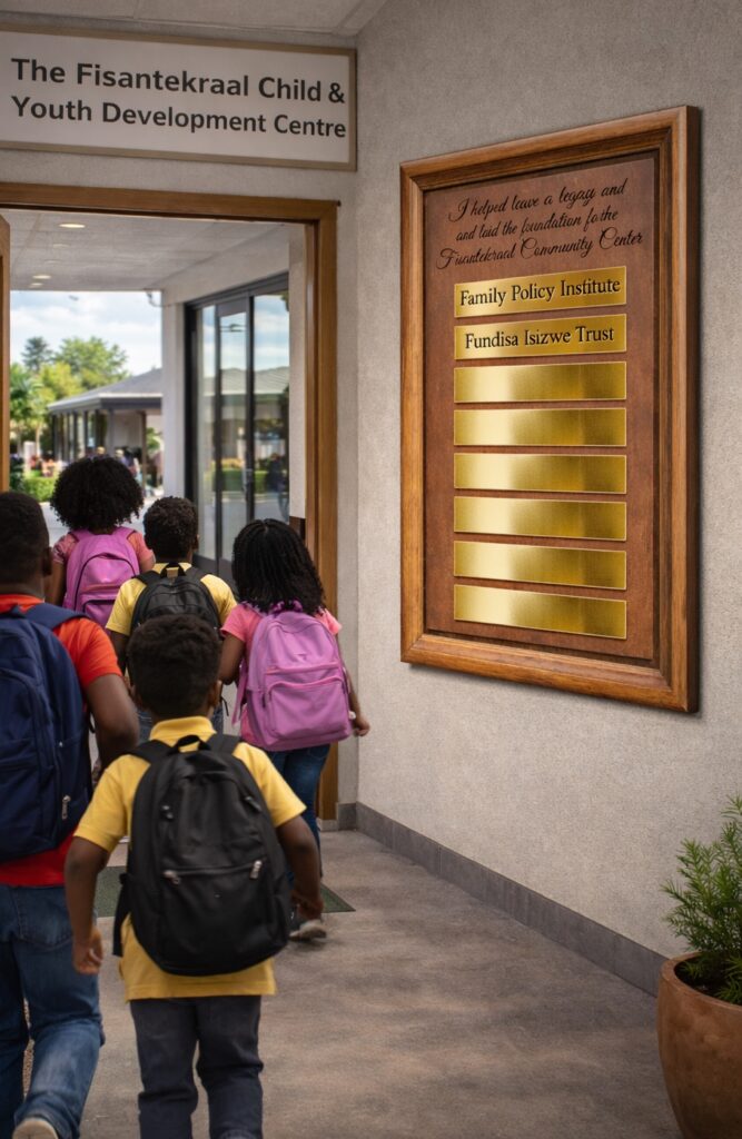 Honor Plaque_Children Entering the Building